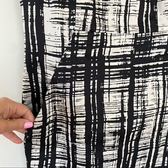 Ann Taylor mini dress, sleeveless with a round collar, ๐ฏ cotton, petite size - Picture 6 of 9